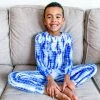 Muse Threads Shibori Long Sleeve PJ Set Little Humans