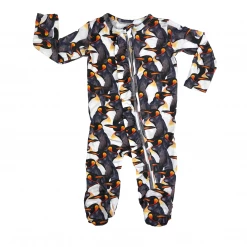 Muse Threads Little Humans Emperors Zip Footie With Ruffles