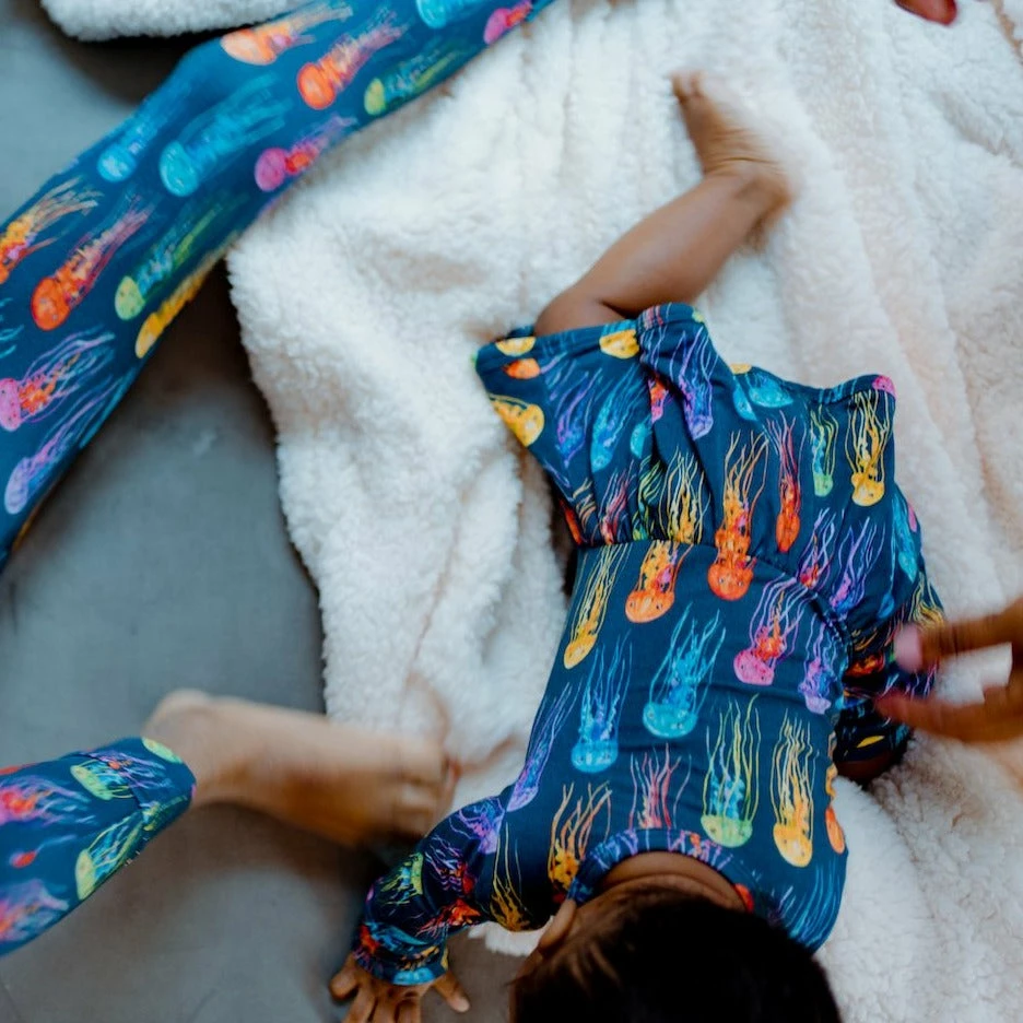 Muse Threads Little Humans Rainbow Jellies Leotard Dress 5 Muse Threads Little Humans Rainbow Jellies Leotard Dress