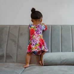 Muse Threads Little Humans Hydrangea Rose Leotard Dress