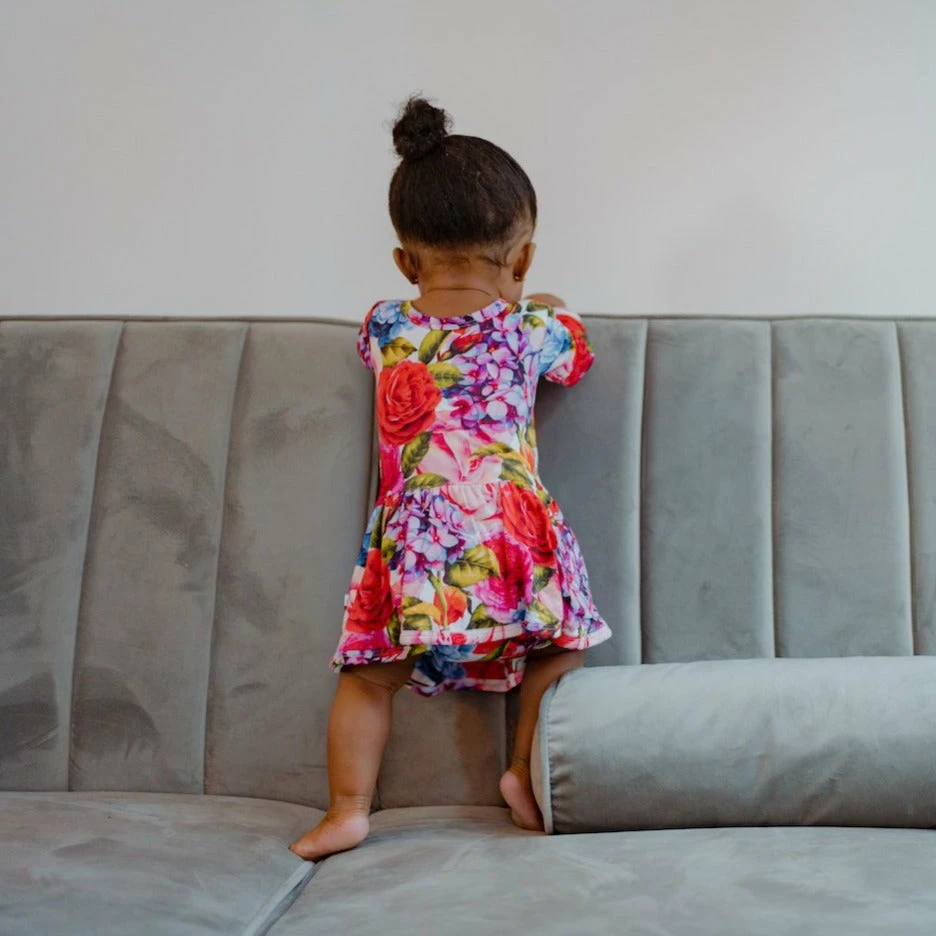 Muse Threads Little Humans Hydrangea Rose Leotard Dress 4 Muse Threads Little Humans Hydrangea Rose Leotard Dress