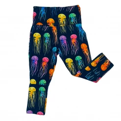Muse Threads Little Humans Rainbow Jellies Convertible Footie Lounge Pants