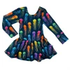 Muse Threads Little Humans Rainbow Jellies Leotard Dress