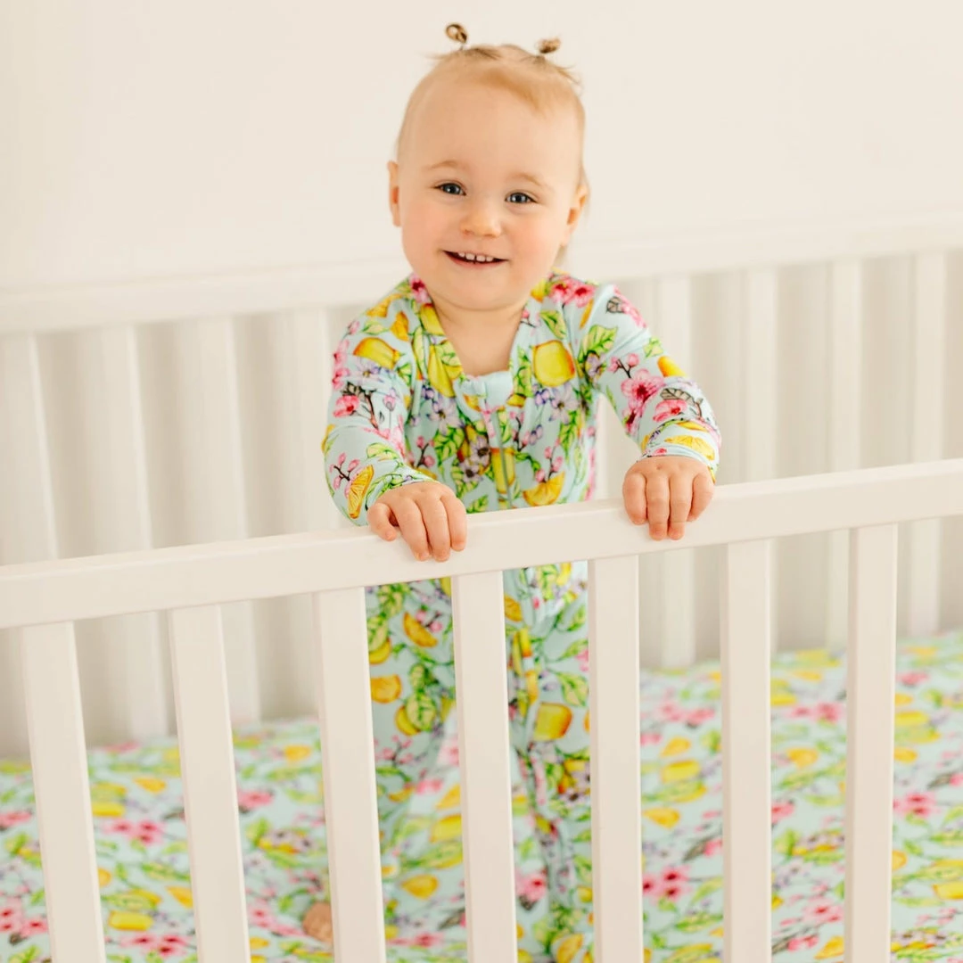 Muse Threads Lemon Sakura Zip Convertible Footie Little Humans 3 Muse Threads Lemon Sakura Zip Convertible Footie Little Humans