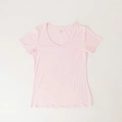 Muse Threads Pink Petal Women's Lounge V-Neck Big Humans