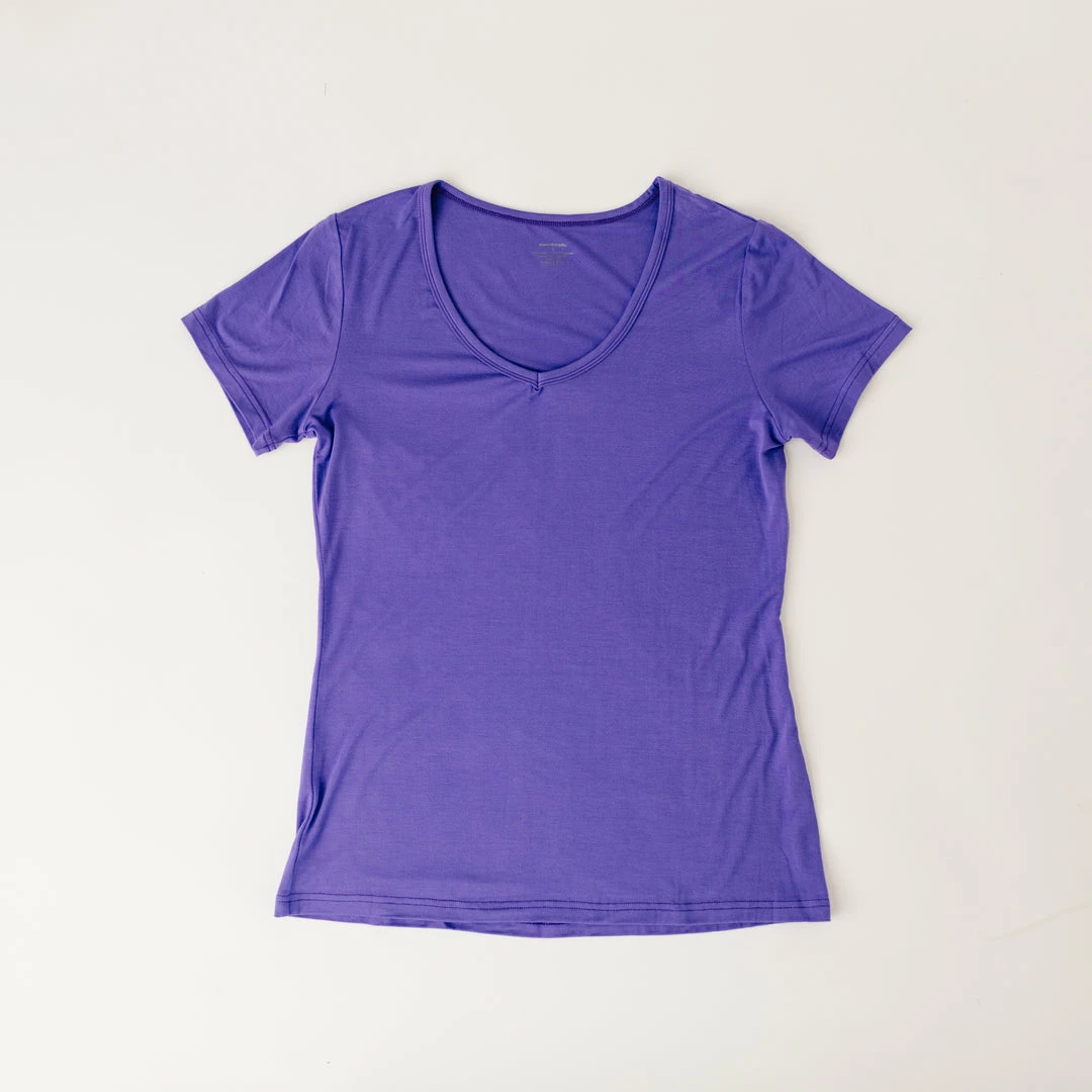 Muse Threads Ultra Violet Women's Lounge V-Neck 3 Muse Threads Ultra Violet Women's Lounge V-Neck