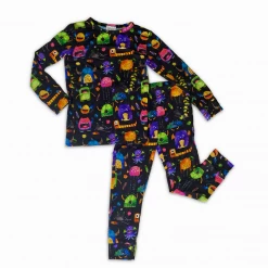 Muse Threads Cole's Spooky Monsters 2021 Long Sleeve PJ Set