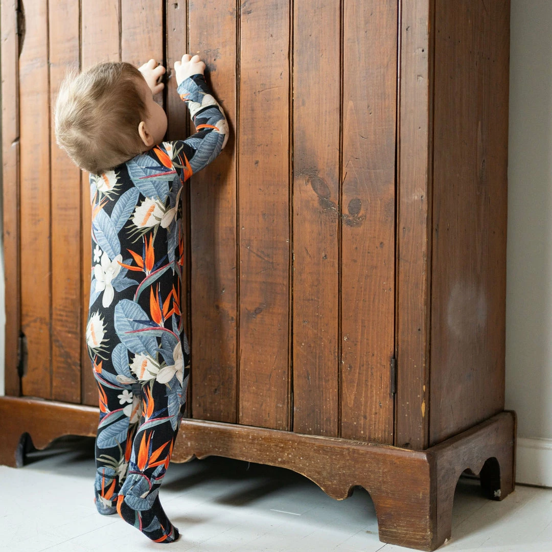 Muse Threads Cool Tropics Zip Footie Little Humans 4 Muse Threads Cool Tropics Zip Footie Little Humans