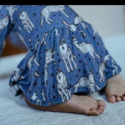 Muse Threads Little Humans Night Wolves Leotard Dress