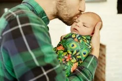 Muse Threads Peacock Floral | Coral Grand Lovey™ Little Humans 8 Muse Threads Peacock Floral | Coral Grand Lovey™ Little Humans