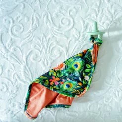 Muse Threads Little Humans Peacock Floral | Coral Baby Lovey