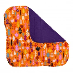 Muse Threads Blankets & Throws Pumpkin Leaves | Amethyst Waffle Original Lovey™