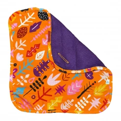 Muse Threads Pumpkin Leaves | Amethyst Waffle Baby Lovey Pacifier Attachments