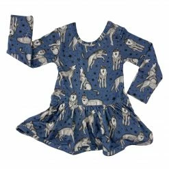 Muse Threads Little Humans Night Wolves Leotard Dress