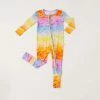 Muse Threads Rainbow Sherbet Zip Convertible Footie