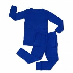 Muse Threads Wholesale Sapphire Waffle Long Sleeve PJ Set
