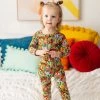 Muse Threads Floral Tiger Zip Convertible Footie Little Humans 1 Muse Threads Floral Tiger Zip Convertible Footie Little Humans