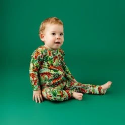 Muse Threads Fauna Tiger Zip Convertible Footie Little Humans 9 Muse Threads Fauna Tiger Zip Convertible Footie Little Humans