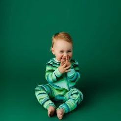 Muse Threads Radiant Rainforest Zip Convertible Footie Little Humans