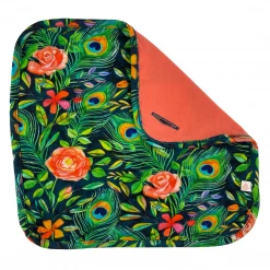 Muse Threads Little Humans Peacock Floral | Coral Baby Lovey