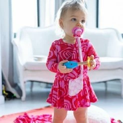 Muse Threads Little Humans Love&Rainbows Leotard Dress