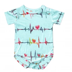 Muse Threads Heartbeat Short Sleeve Bodysuit Little Humans