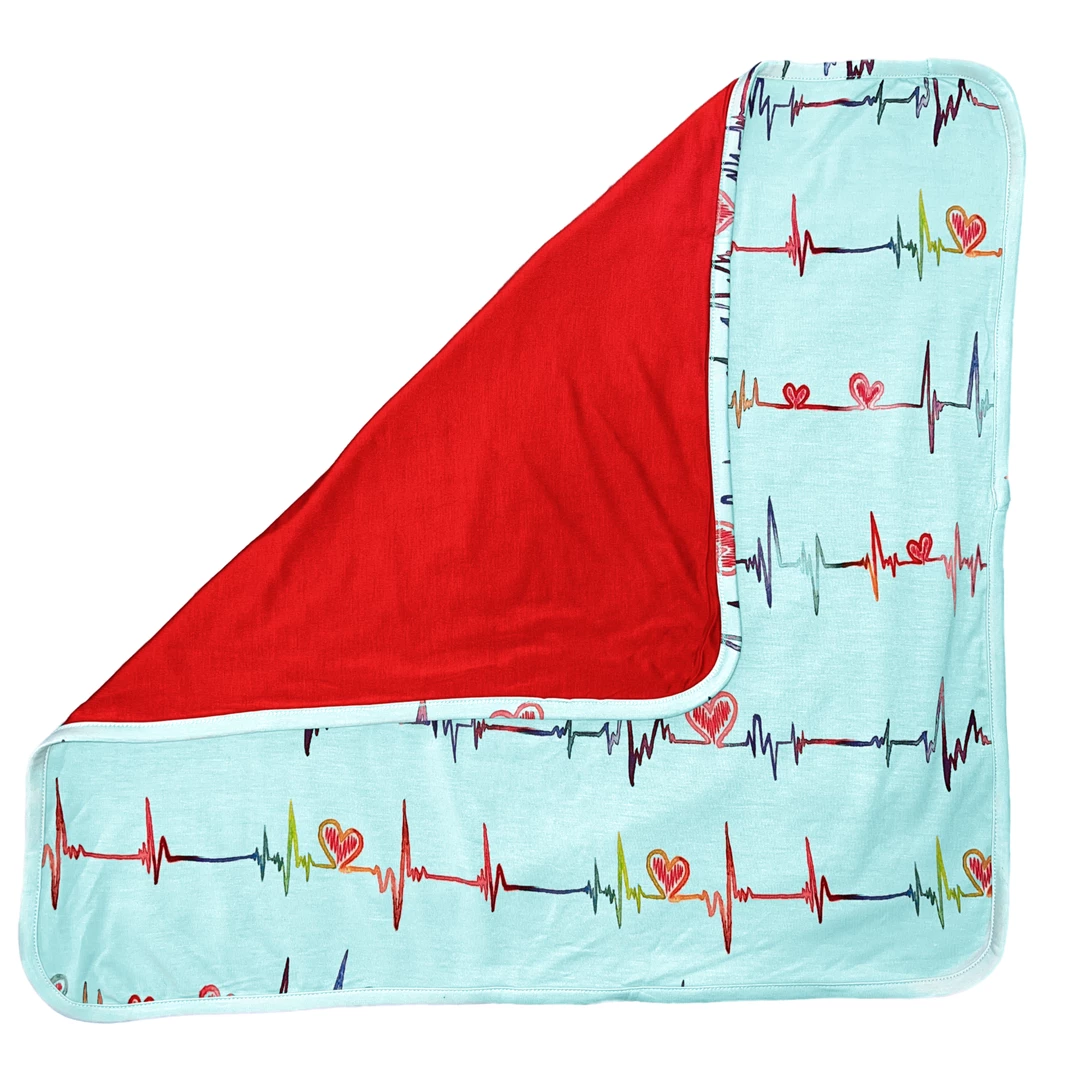 Muse Threads Little Humans Heartbeat | Cherry Original Lovey™ 3 Muse Threads Little Humans Heartbeat | Cherry Original Lovey™