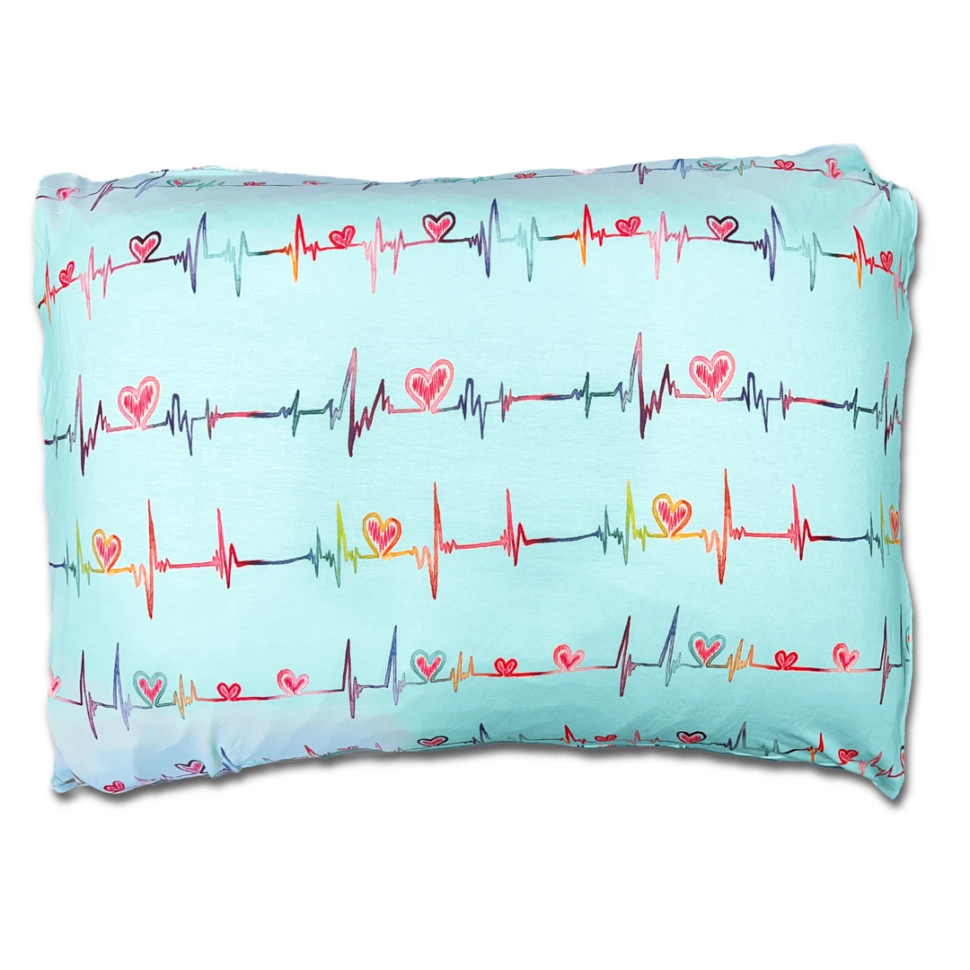 Muse Threads Vibrant Home Heartbeat Standard Pillow Case Set 3 Muse Threads Vibrant Home Heartbeat Standard Pillow Case Set