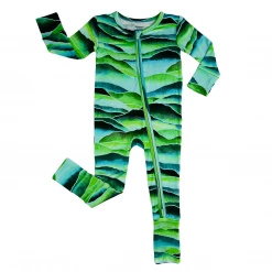 Muse Threads Radiant Rainforest Zip Convertible Footie Little Humans