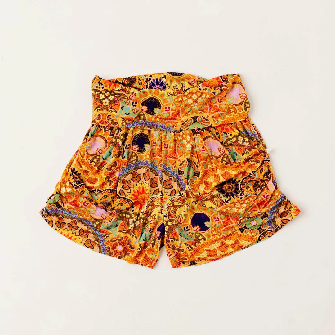 Muse Threads Sunshine Mandala Women's Lounge Shorts 3 Muse Threads Sunshine Mandala Women's Lounge Shorts