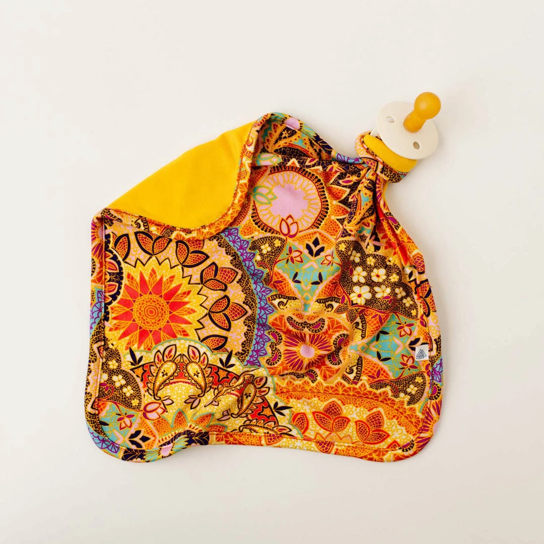 Muse Threads Sunshine Mandala | Sunshine Yellow Baby Lovey Little Humans 3 Muse Threads Sunshine Mandala | Sunshine Yellow Baby Lovey Little Humans