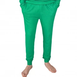 Muse Threads Emerald Waffle Men's Lounge Joggers Big Humans