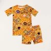 Muse Threads Little Humans Sunshine Mandala Short Sleeve/Shorts PJ Set
