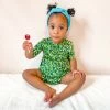 Muse Threads Lucky Clover Half Sleeve Bummie Romper