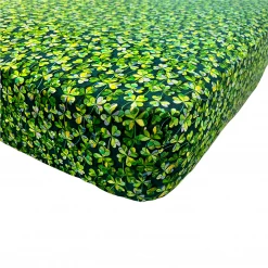 Muse Threads Lucky Clover Crib Sheet Vibrant Home