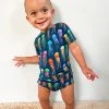 Muse Threads Little Humans Rainbow Jellies Bummie Shorts