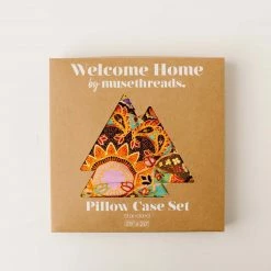 Muse Threads Sunshine Mandala Standard Pillow Case Set