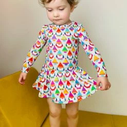 Muse Threads Party Gnomes Leotard Dress Little Humans