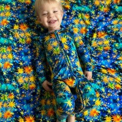 Muse Threads Starry Starry Night Zip Convertible Footie Little Humans