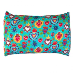 Muse Threads Milagro Hearts Standard Pillow Case Set