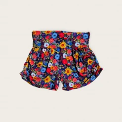 Muse Threads Big Humans Funky Floral Women's Lounge Shorts