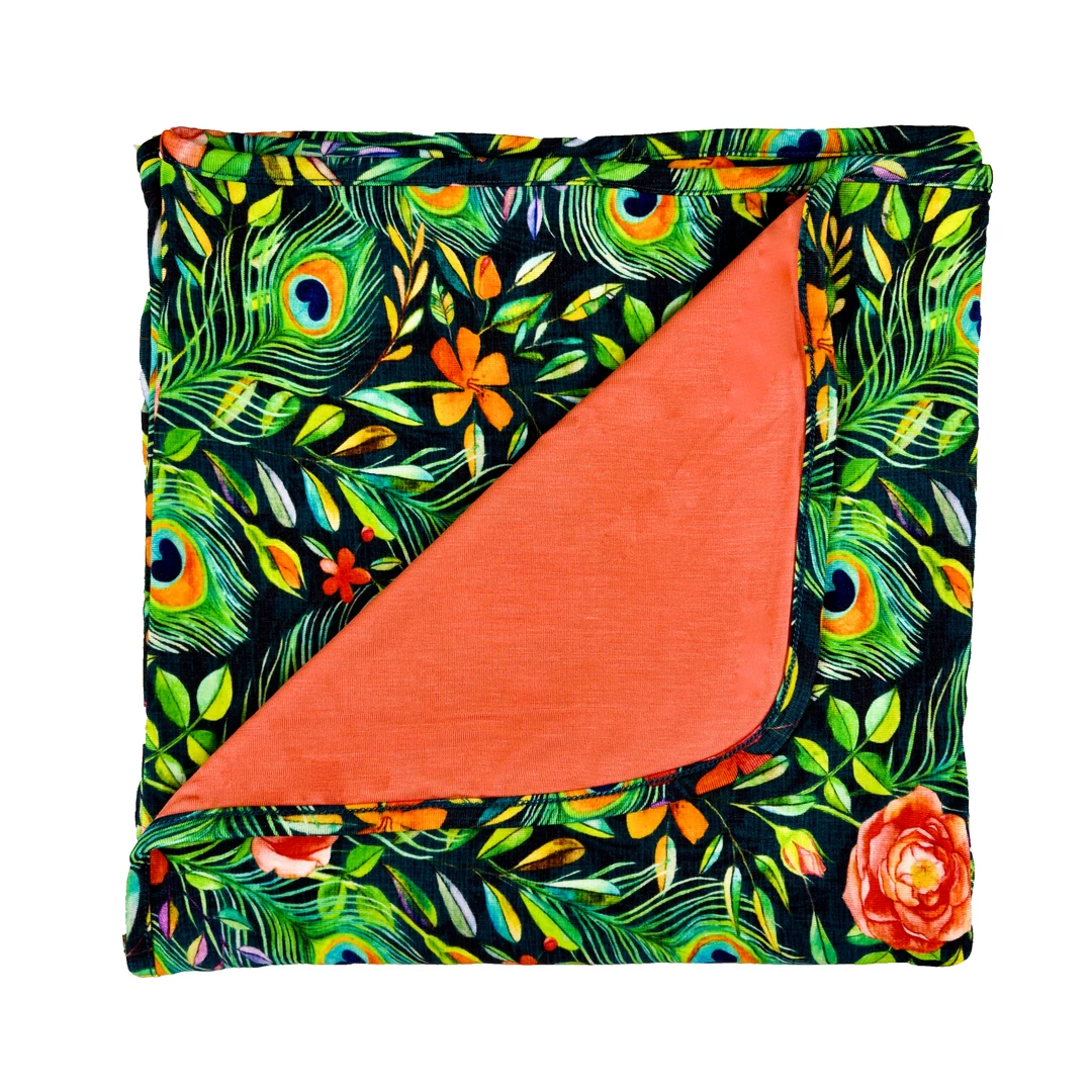 Muse Threads Peacock Floral | Coral Grand Lovey™ Little Humans 3 Muse Threads Peacock Floral | Coral Grand Lovey™ Little Humans