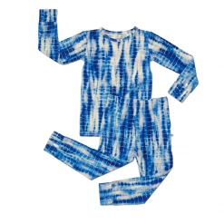 Muse Threads Shibori Long Sleeve PJ Set Little Humans